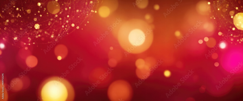Maroon and Gold Abstract bokeh background Maroon and Gold Abstract bokeh background