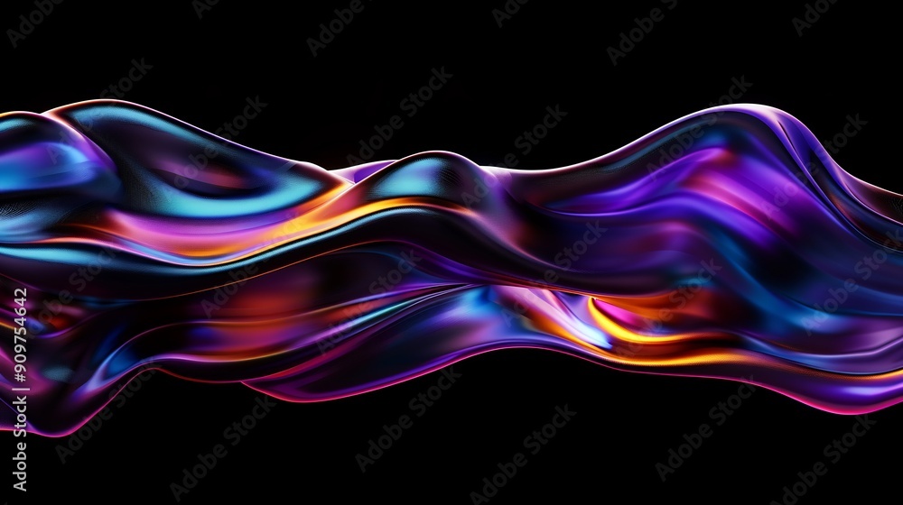 A dynamic 3D background with flowing abstract shapes vibrant gradients of blue and purple A dynamic 3D background with flowing abstract shapes vibrant gradients of blue and purple