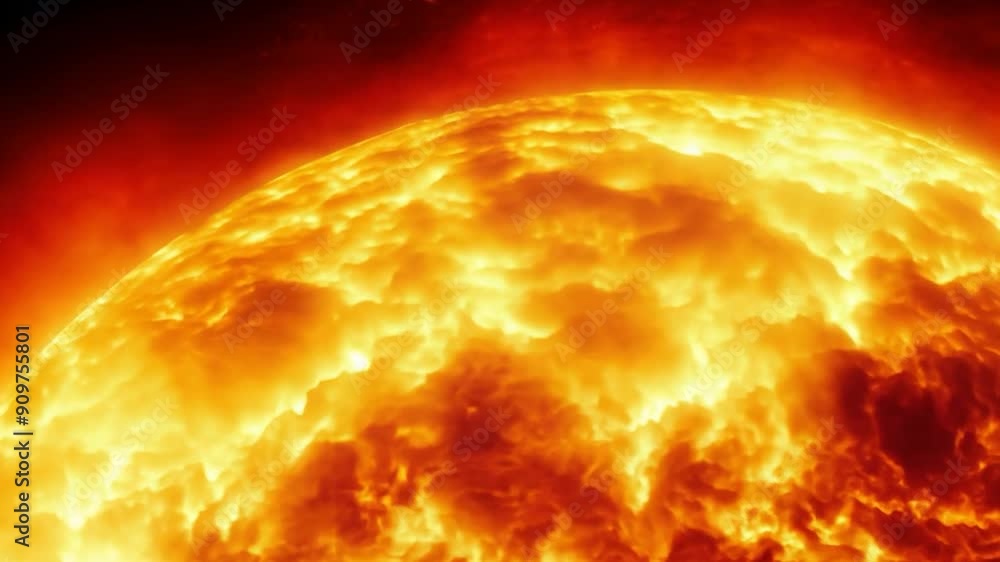This stunning representation showcases the sun's vibrant surface, showcasing intense heat and swirling gases, displaying its dynamic nature. This stunning representation showcases the sun's vibrant surface, showcasing intense heat and swirling gases, displaying its dynamic nature.