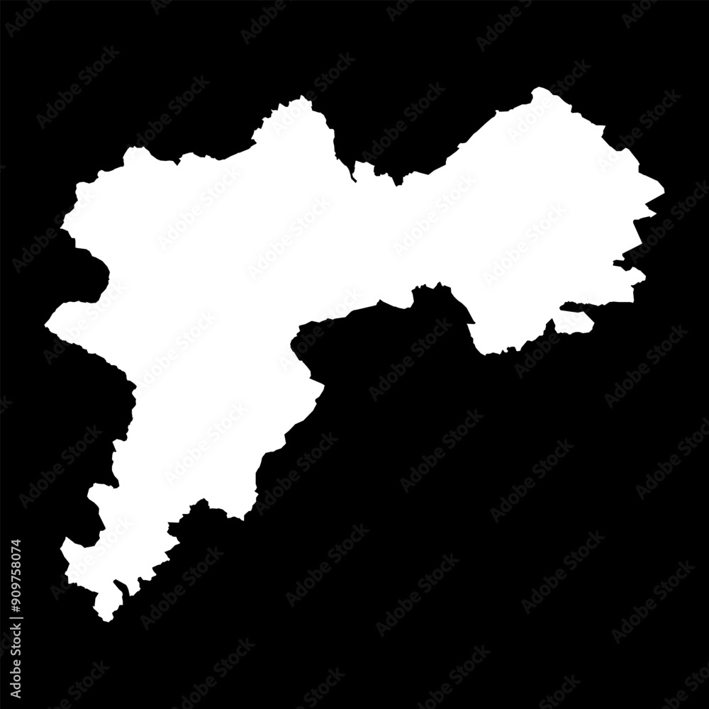 County Offaly map, administrative counties of Ireland. Vector illustration. County Offaly map, administrative counties of Ireland. Vector illustration.
