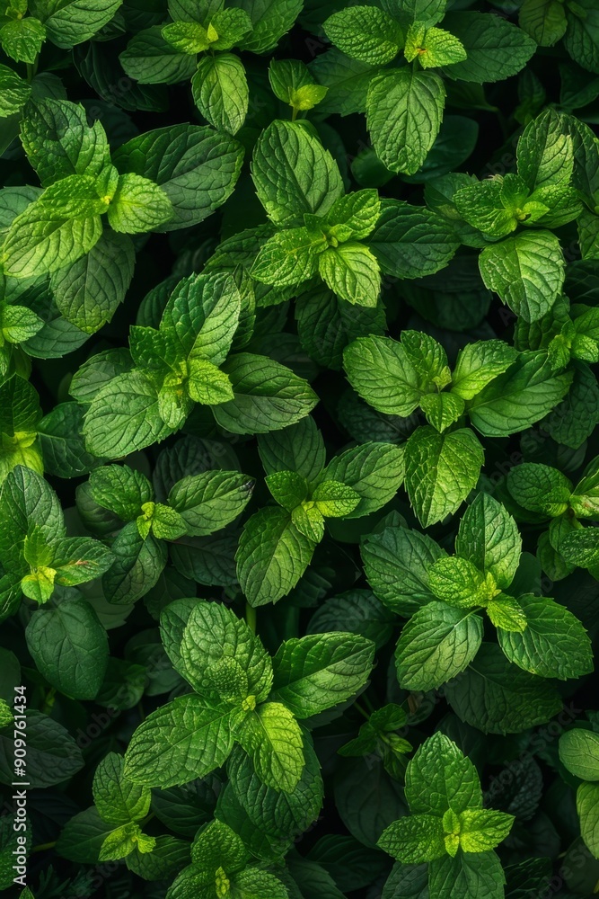 Many mint leaves texture background, fragrant spices pattern, Mentha piperita mockup, peppermint banner Many mint leaves texture background, fragrant spices pattern, Mentha piperita mockup, peppermint banner