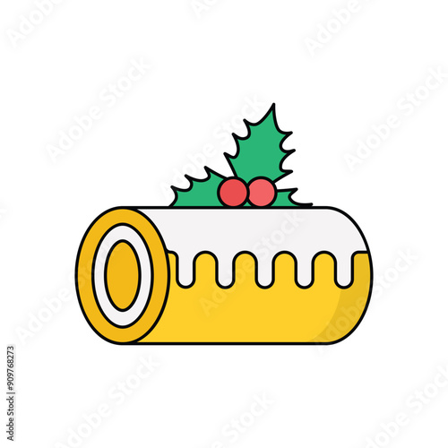 Swiss Roll vector icon