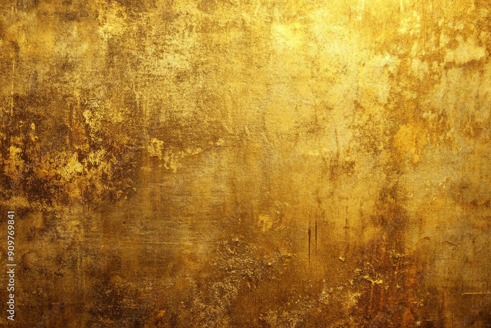 Obraz premium Grunge textures with gold Background