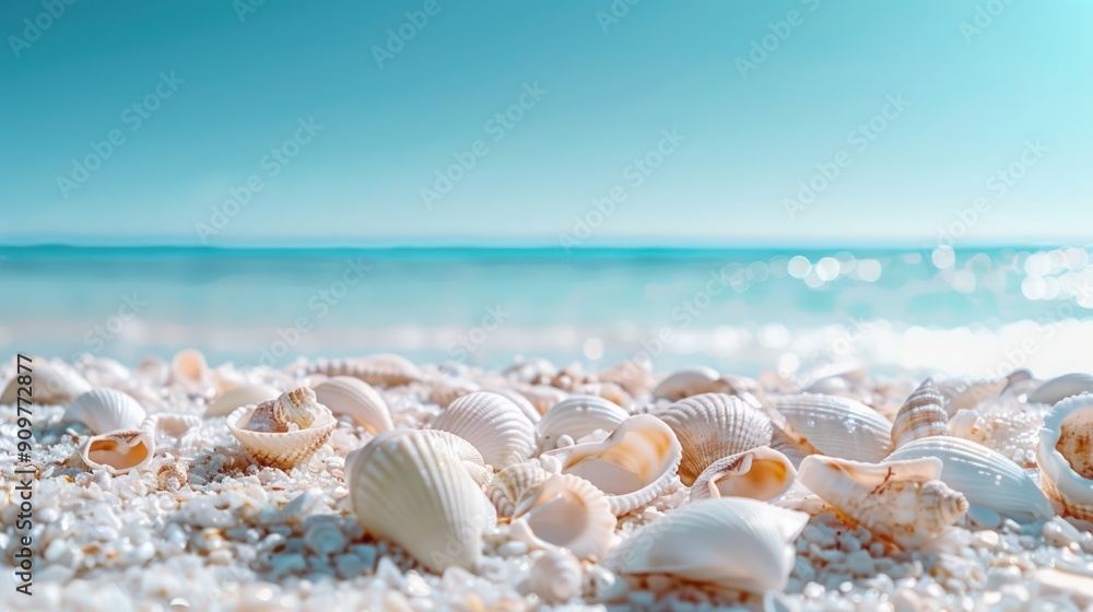 Seashells Adorn the Pristine Shore a Beachcombers Delight Seashells Adorn the Pristine Shore a Beachcombers Delight
