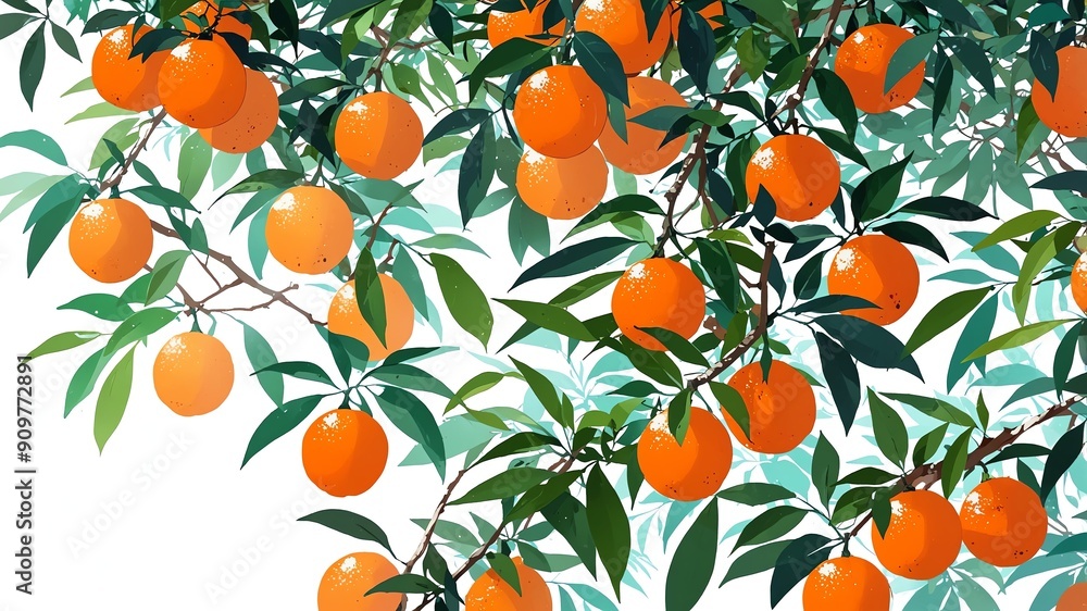 oranges abstract on plain white background bright concept art drawing design wallpaper oranges abstract on plain white background bright concept art drawing design wallpaper