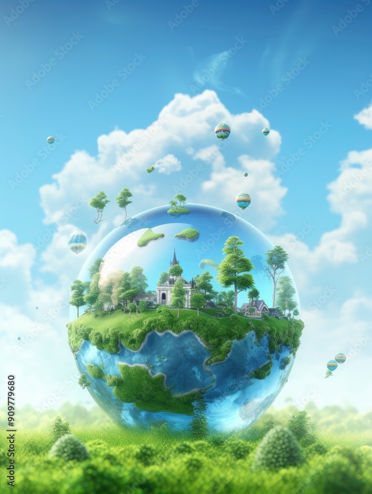 background about World Ozone Day, 4k, photorealistic, copy-space with generative ai background about World Ozone Day, 4k, photorealistic, copy-space with generative ai