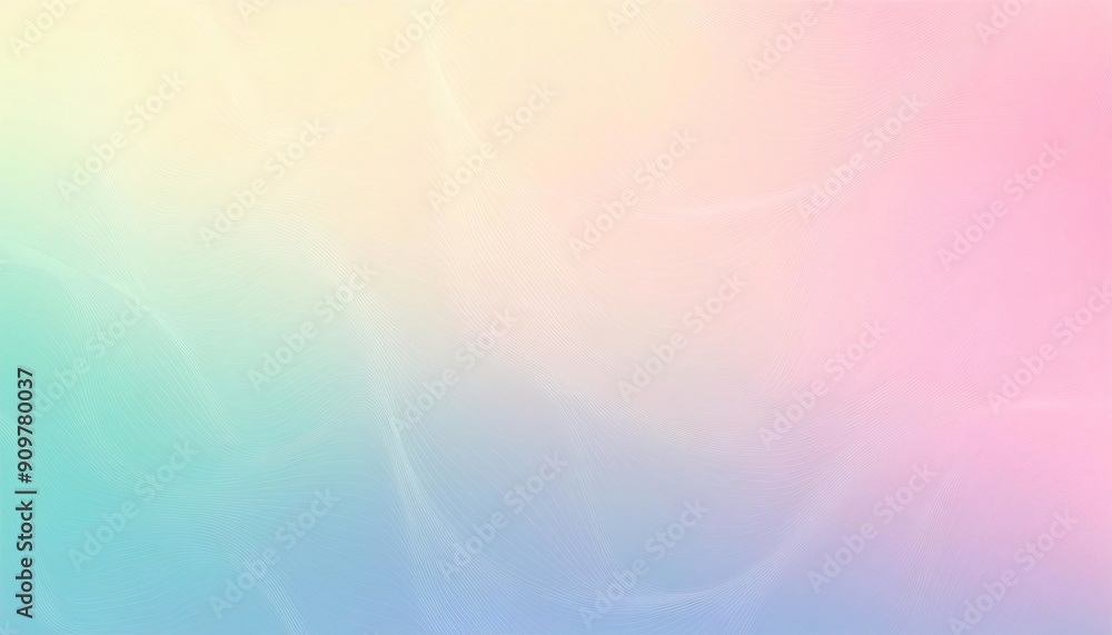 Obraz premium Pastel background with flowing wavy lines evoking a feeling of grace and motion