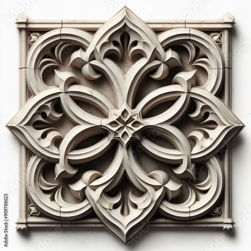 527 45 Quatrefoil Four lobed motif often found in Gothic archite photo