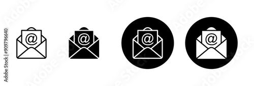 Mail vector vector icon isolated on white background. E-mail icon. Envelope illustration. Message