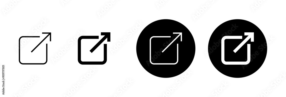 Link icon vector isolated on white background. Link vector icon. External link symbol vector icon. Hyperlink symbol Link icon vector isolated on white background. Link vector icon. External link symbol vector icon. Hyperlink symbol