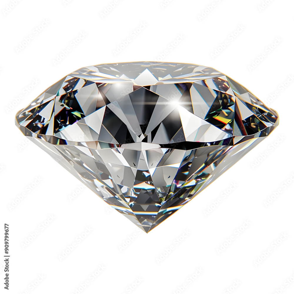 Diamond on transparent background high resolution 8K Diamond on transparent background high resolution 8K