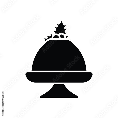 Pudding vector icon