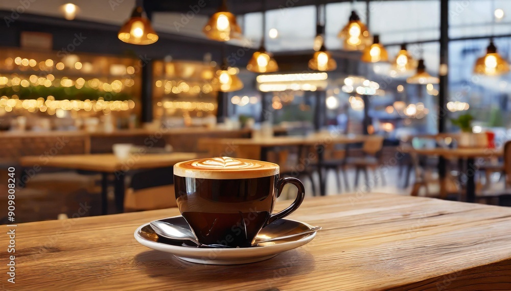 Fototapeta premium おしゃれなカフェの店内 コーヒー