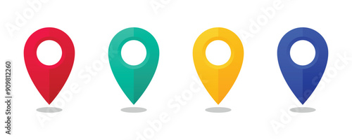 Set of location pin icon. Map pin place marker. Map marker pointer icon set. GPS location symbol collection. Free Download Set of location pin icon. Map pin place marker. Map marker pointer icon set. GPS location symbol collection. - GFXLoad