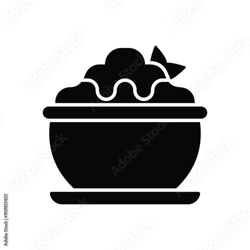 Mashed Potatoes vector icon