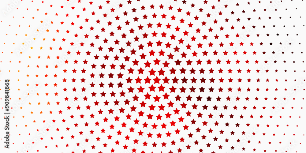 Light Orange vector layout with bright stars. Light Orange vector layout with bright stars.