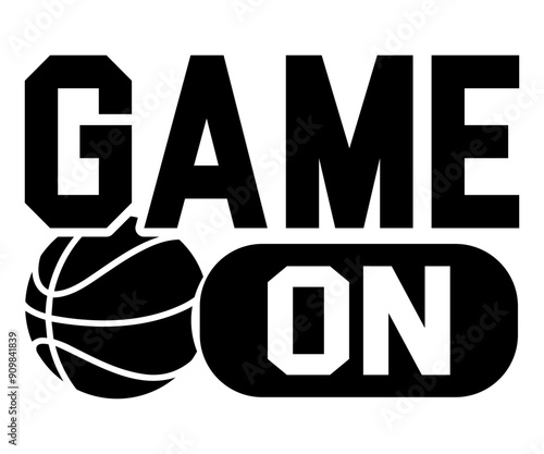 Game On Svg,Basketball Svg,Basketball Cricut,Basketball Mascot Svg,Basketball Team Shirt,Template,Cut File Cricut,Silhouette