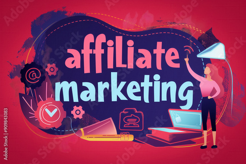 Affiliate marketing text il...