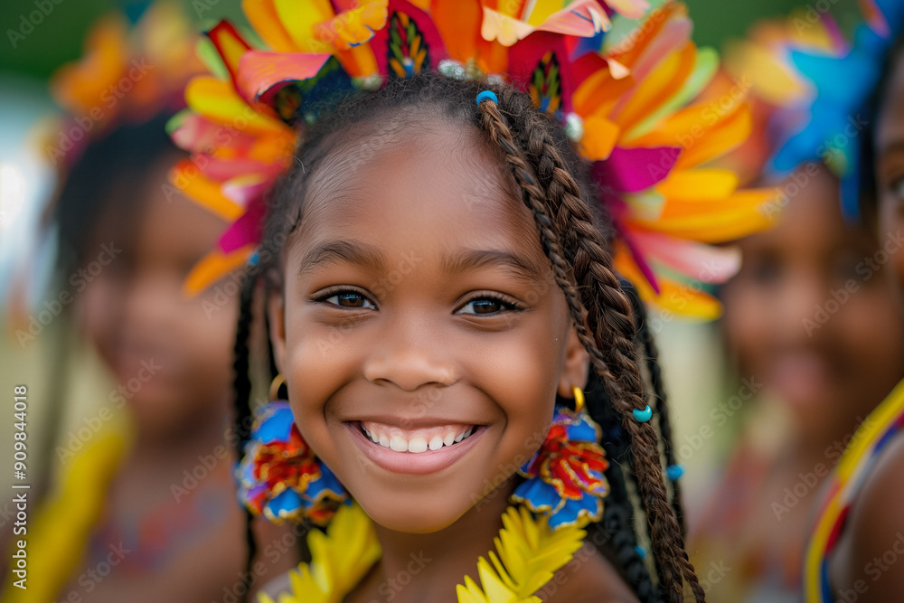 Caribbean carnival children Caribbean carnival children