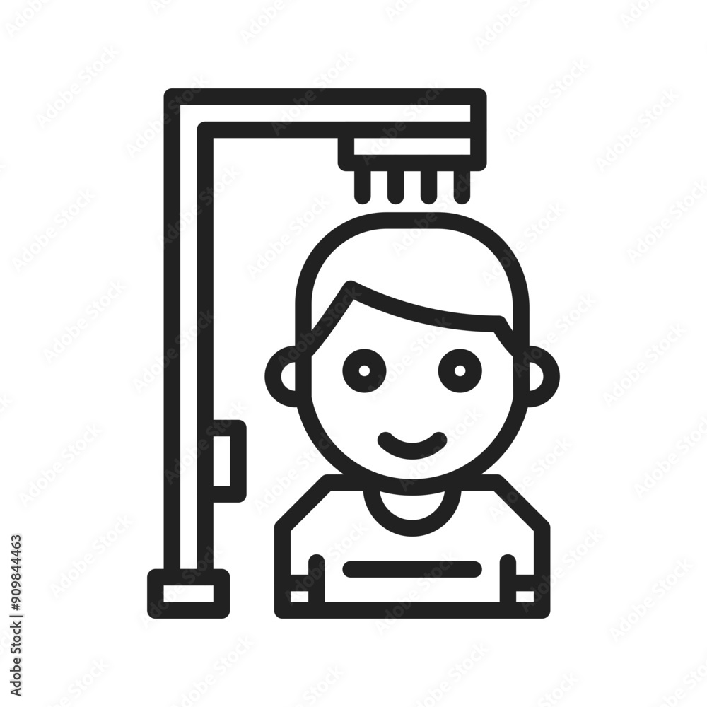 In the Shower icon vector image.Suitable for use on web apps, mobile apps and print media. In the Shower icon vector image.Suitable for use on web apps, mobile apps and print media.