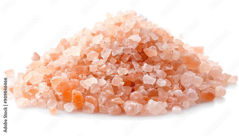 Isolated Himalayan Pink Salt heap Isolated Himalayan Pink Salt heap