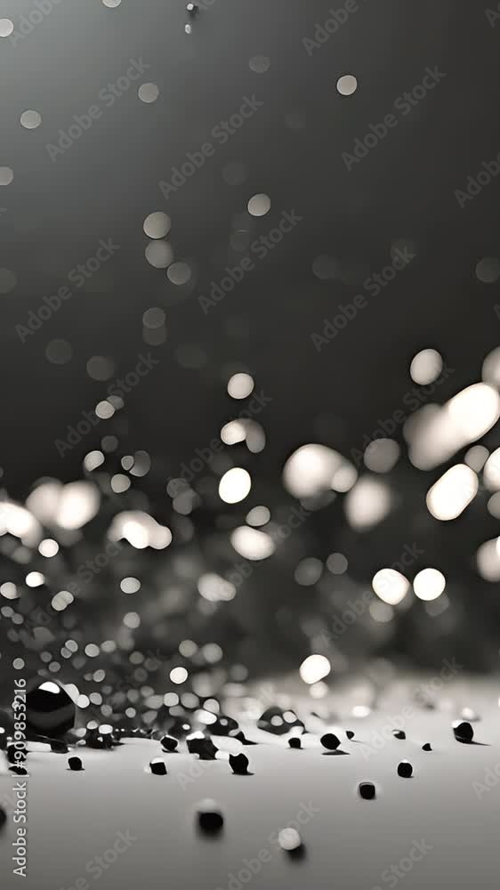 Abstract black background with shiny particles Abstract black background with shiny particles