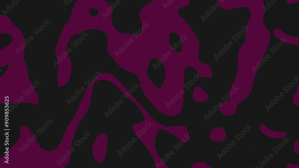 animated 2d gloopy abstract rounded shapes on grey background
