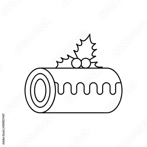 Swiss Roll vector icon