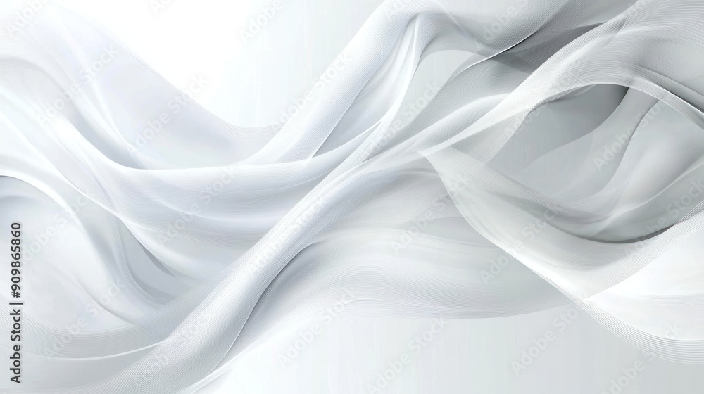 Abstract Gray and White Curved Lines Background Abstract Gray and White Curved Lines Background