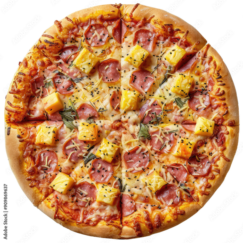 pizza hawaii isolated on white or transparent png pizza hawaii isolated on white or transparent png