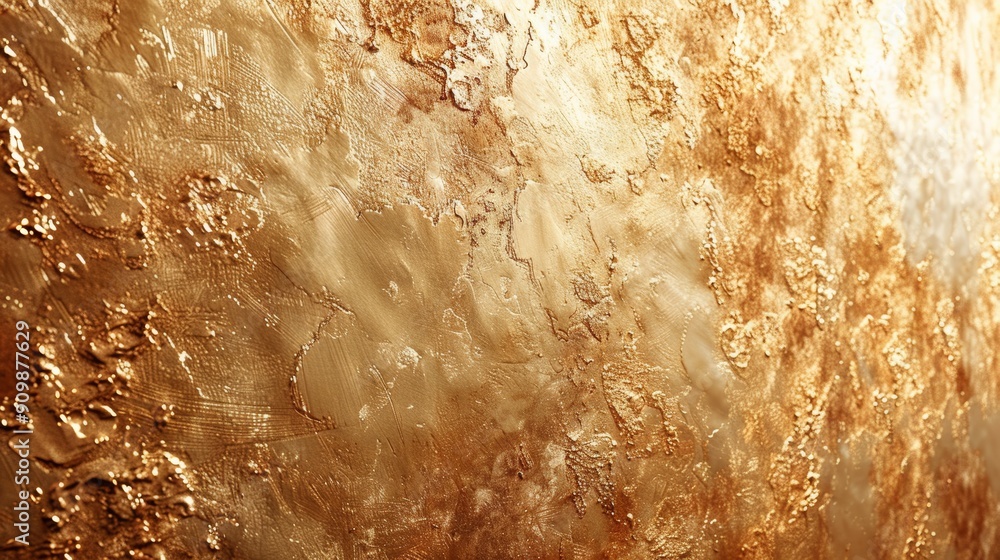 Elegant Golden Textured Surface Crafted With Intricate Patterns in Warm Lighting Elegant Golden Textured Surface Crafted With Intricate Patterns in Warm Lighting