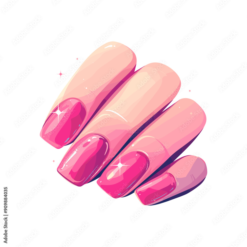 Nails vector manicure illustration , manicure woman hand, cosmetology clipart, Beauty salon fashion , shellac nail polish, acrylic nails gel vector isolated on white background Nails vector manicure illustration , manicure woman hand, cosmetology clipart, Beauty salon fashion , shellac nail polish, acrylic nails gel vector isolated on white background