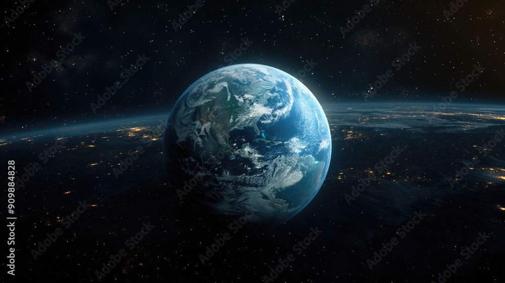 Fototapeta premium View of Earth from space