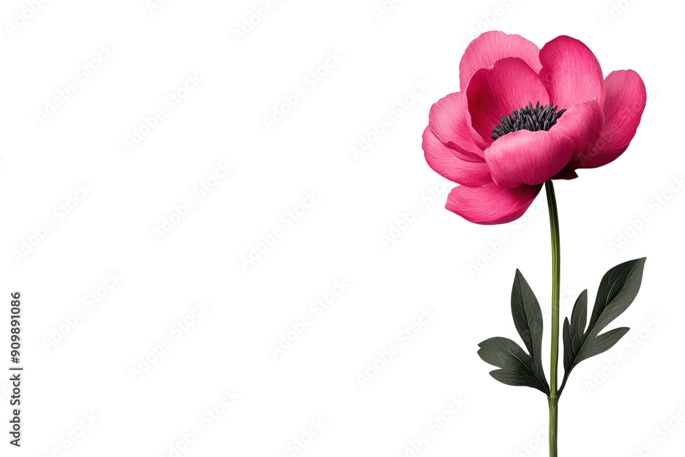 A beautiful pink flower with delicate petals and green leaves, perfect for adding a touch of elegance to any design. A beautiful pink flower with delicate petals and green leaves, perfect for adding a touch of elegance to any design.
