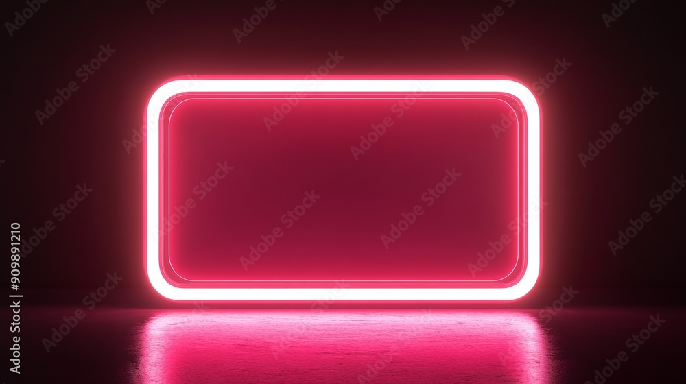 neon pink frame neon pink frame