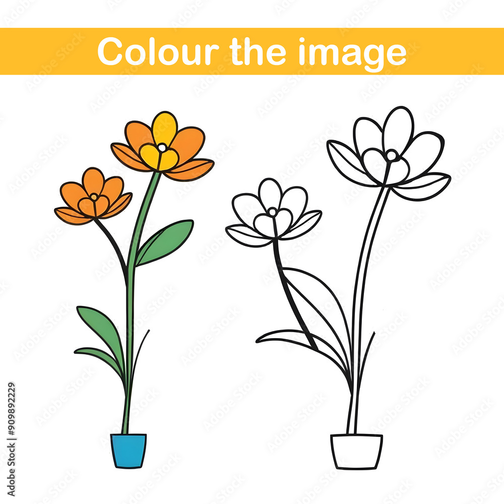 High resolution colour the image kids colouring exercise notes ...