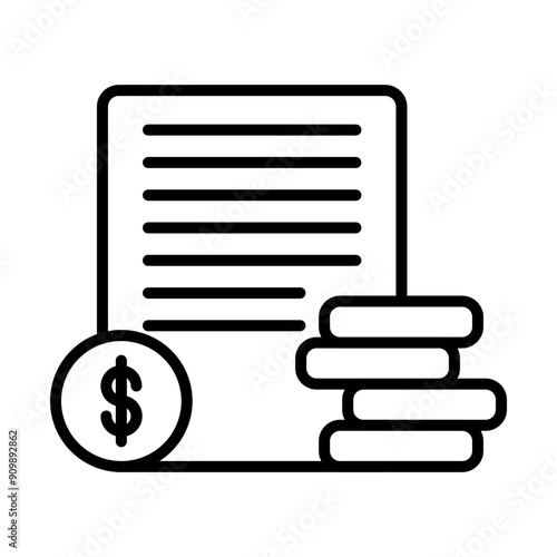 Compensation line icon