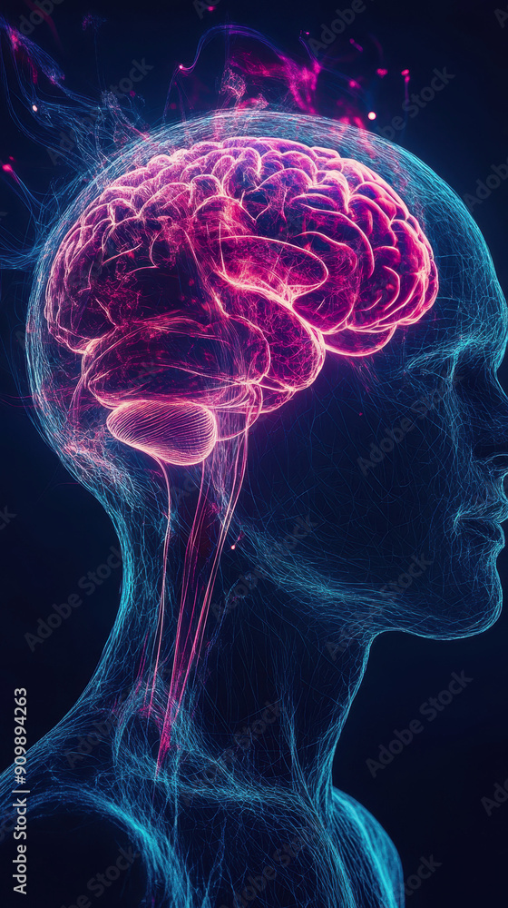 World Stroke Day. the human brain. pain in the head. problems with the brain. World Stroke Day. the human brain. pain in the head. problems with the brain.