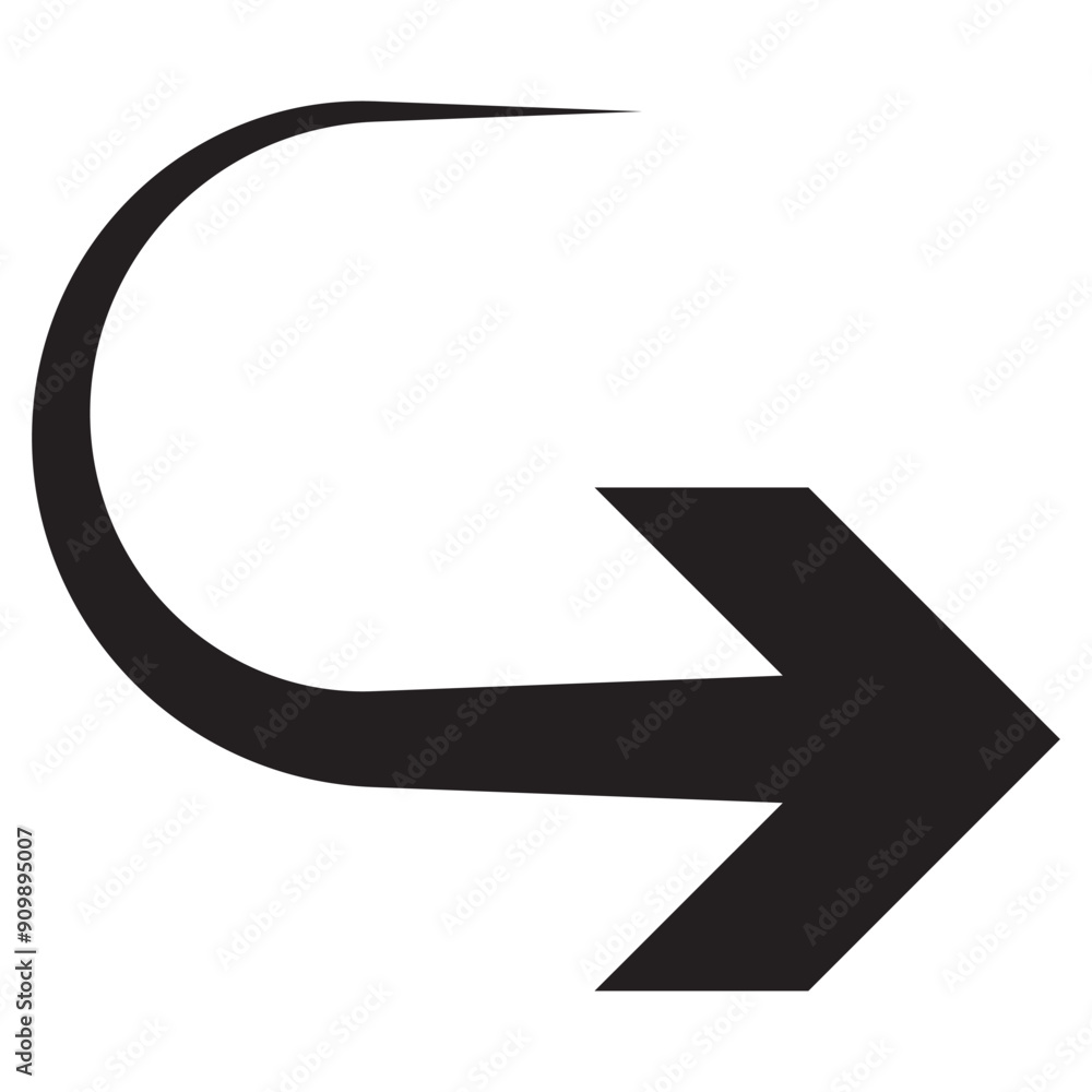 black curve arrow icon on transparent background. flat style. arrow icon for your web site design, logo, app, UI. arrow indicated the direction symbol. curved arrow sign black curve arrow icon on transparent background. flat style. arrow icon for your web site design, logo, app, UI. arrow indicated the direction symbol. curved arrow sign