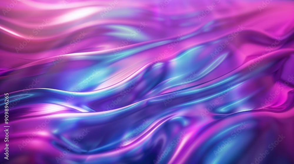 Abstract Purple and Blue Iridescent Background Abstract Purple and Blue Iridescent Background