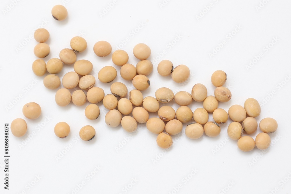 Soybean isolated on white background Soybean isolated on white background