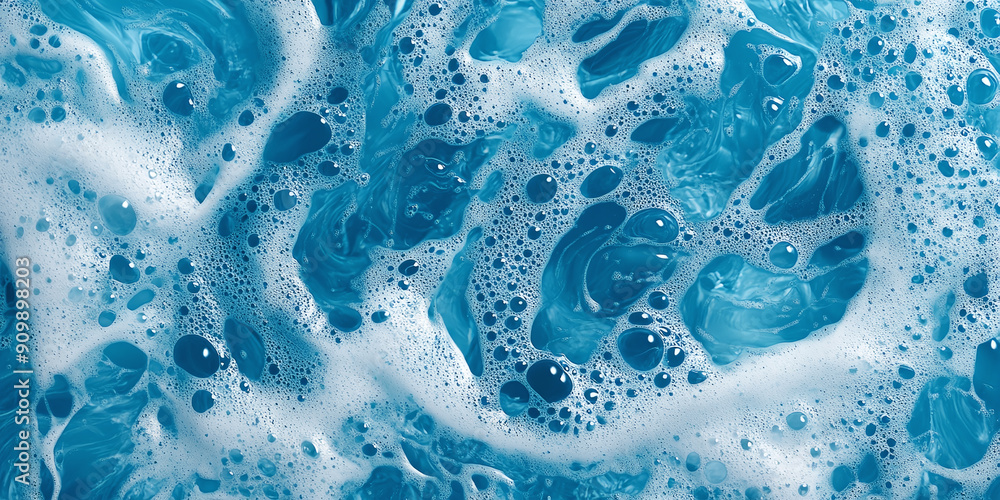 Abstract Aqua Background Featuring Liquid Foam Patterns. Concept Abstract Art Abstract Aqua Background Featuring Liquid Foam Patterns. Concept Abstract Art