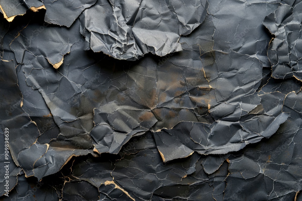 Burnt and crumpled paper sheet, cut out, ai Burnt and crumpled paper sheet, cut out, ai