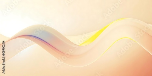 Waving abstract pastel orange gradient image looks like paper back