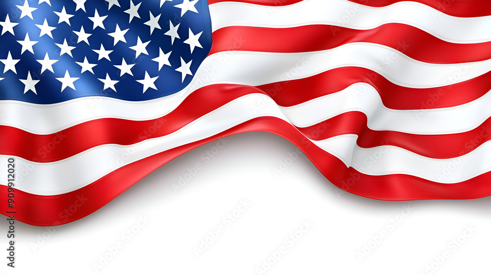Obraz premium American Flag Background.