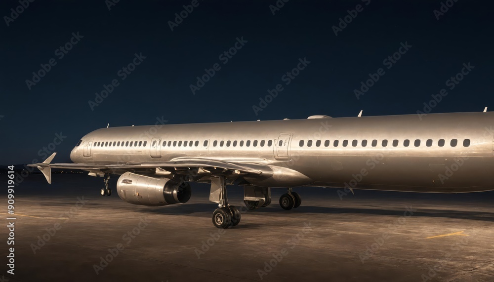 Airliner on Runway Preparing for Atmospheric Flight Airliner on Runway Preparing for Atmospheric Flight