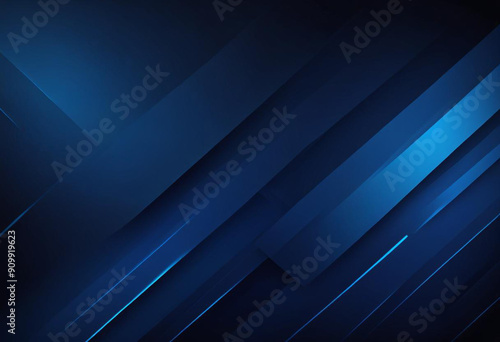 Modern dark blue geometric diagonal lines gradient background