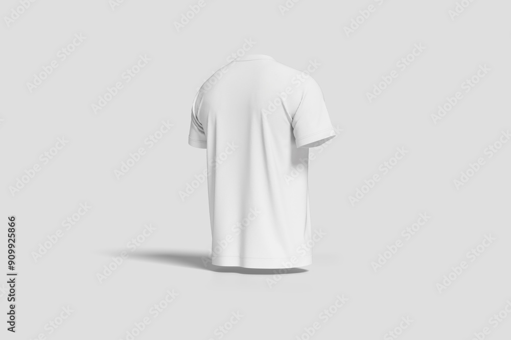 Blank white t shirt mockup on white background Blank white t shirt mockup on white background