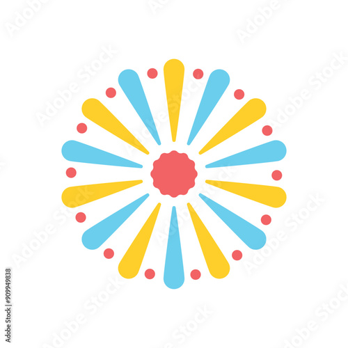 Fireworks vector icon