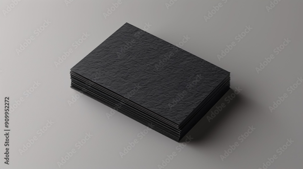 Textured business card mockup on a grey background. Textured business card mockup on a grey background.